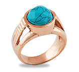 Copper Gemstone Rings