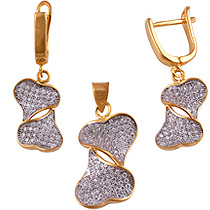 Gold Plated Pendant Sets